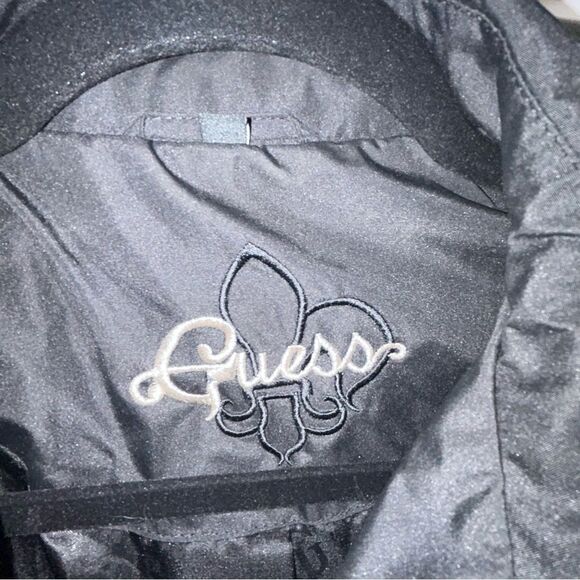 Guess Double Breasted Long Sleeve Trench Coat - Picture 6 of 11